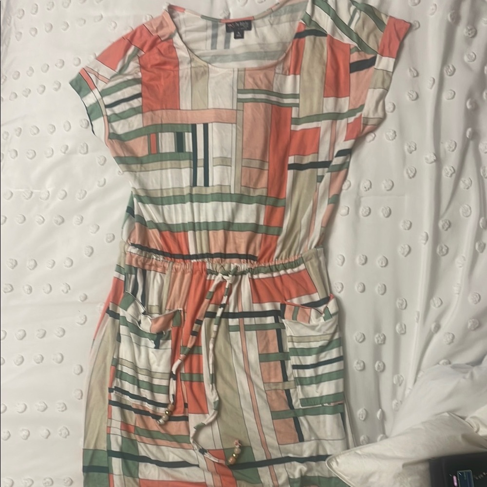 The Webster at Target Coral and Gray Dress